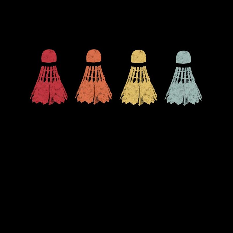 Retro badminton shuttlecock badminton gift