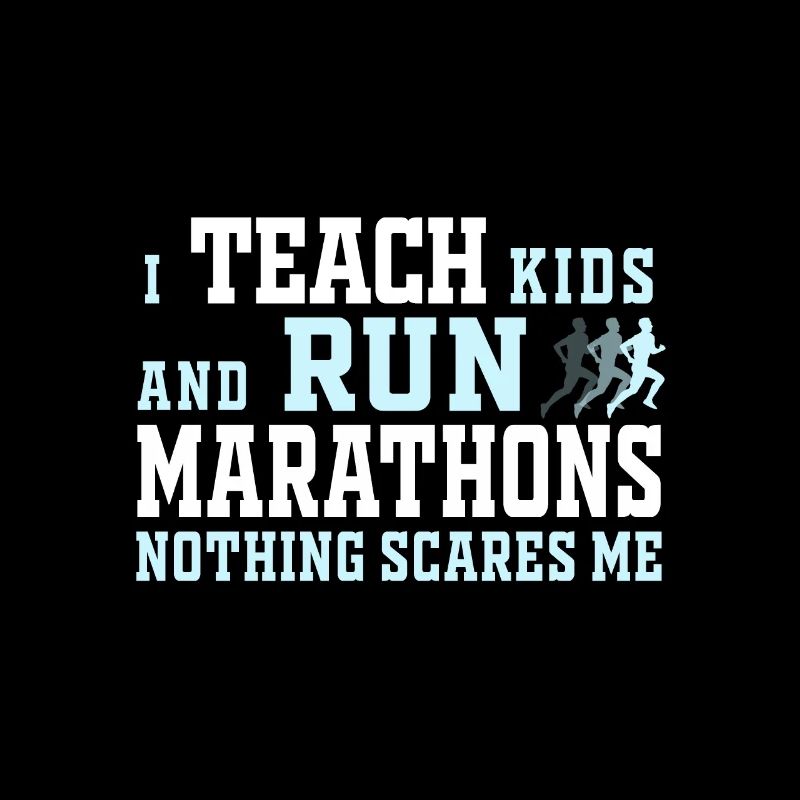 TShirt de marathonien pour enseignants