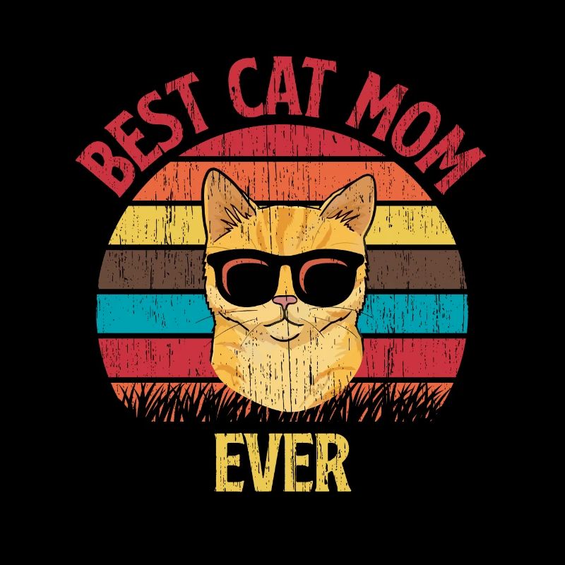 Best Cat Mom Ever Beste Katzen Mama Mutter Kitten