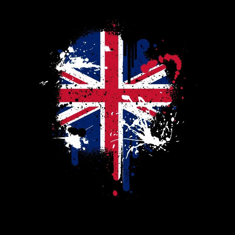 Paintsplash British Flag Shirt | Great Britain