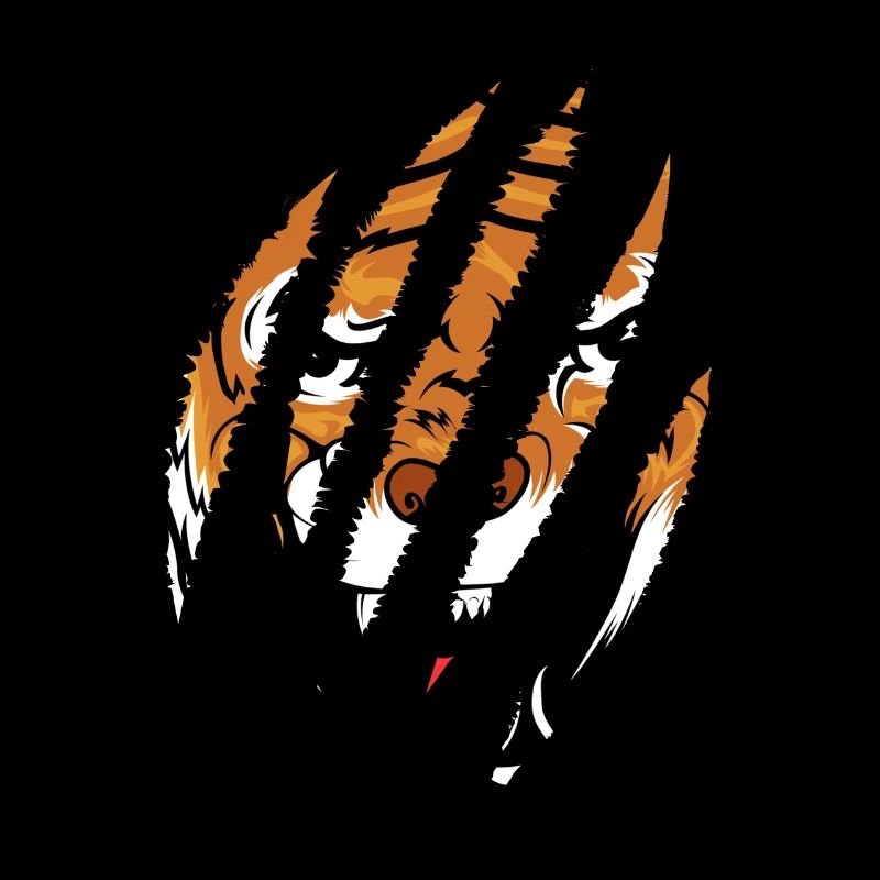 visage de tigre