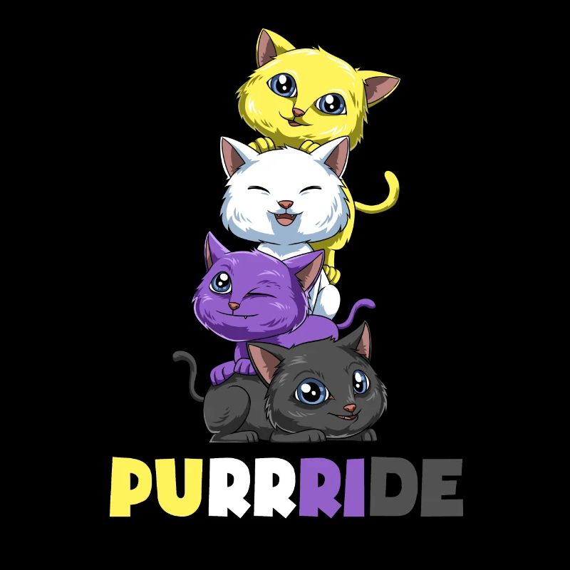 Nonbinary Katzen - Transgender Geschenk