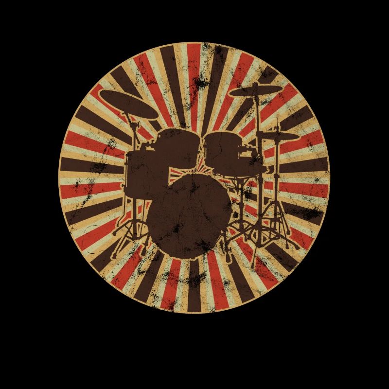 Drums Drummer Retro