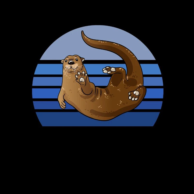 Otter Blue Retro