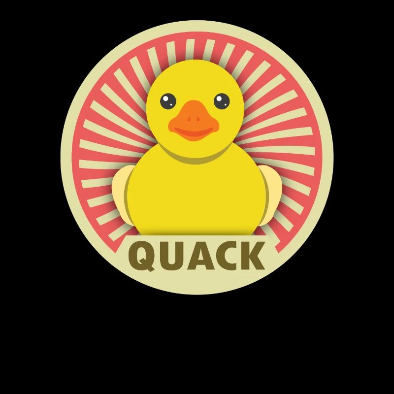 Quack de canard en caoutchouc vintage