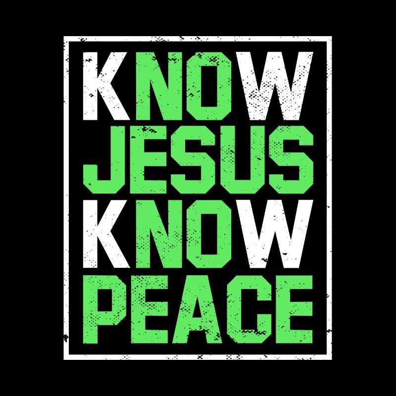 Christian Jesus Bible Verse Know Jesus Know Peace