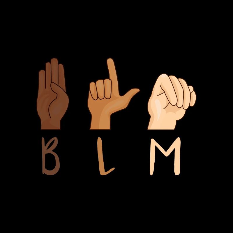 Black Lives Matter ASL Gebärdensprache BLM