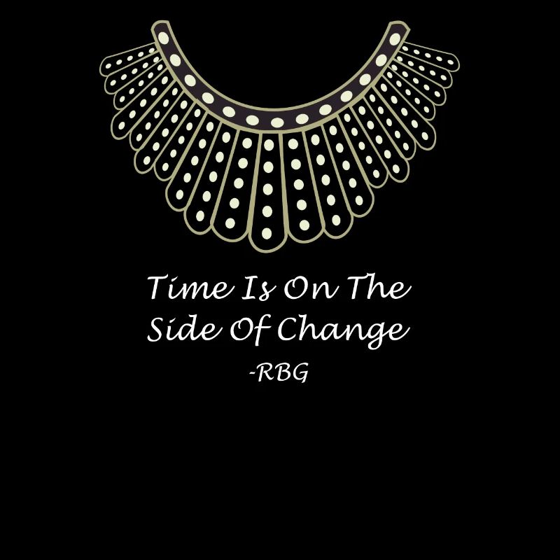 Ruth Bader Ginsberg Dissent Collar Time Gift