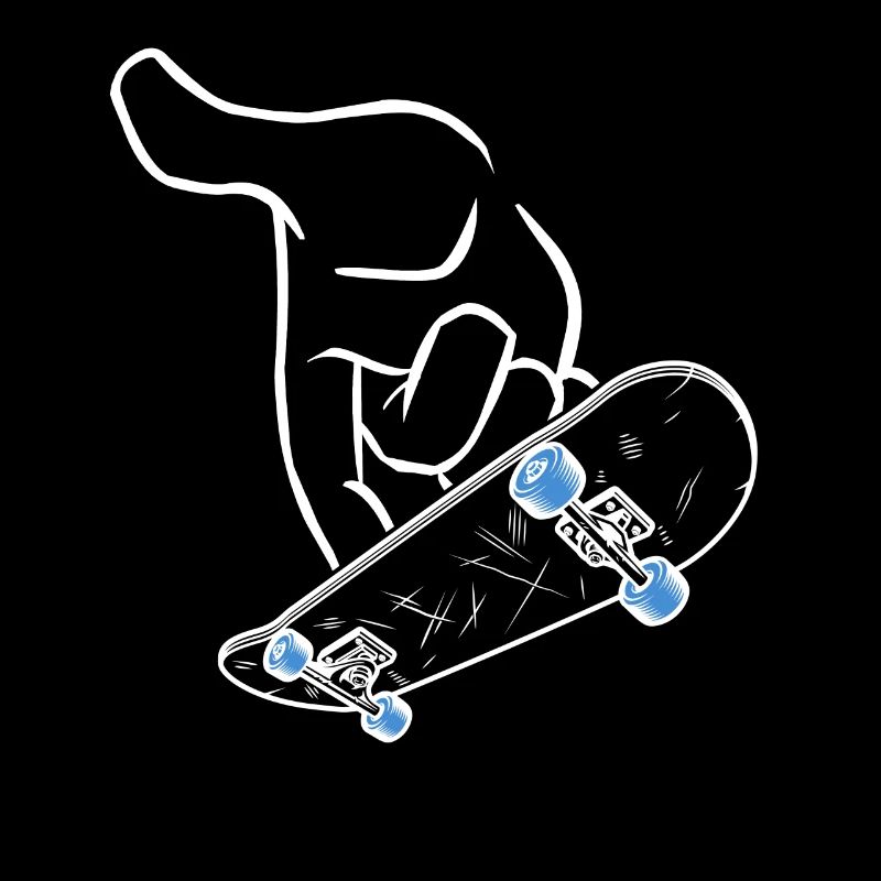 Riding fingerboard white