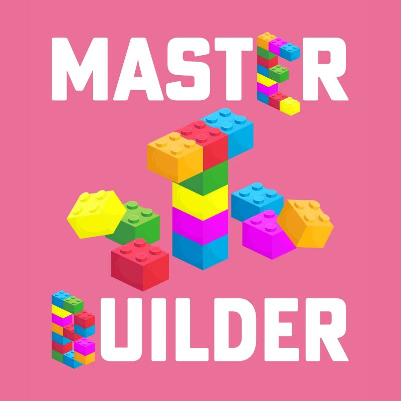 Kids Cool Master Builder Block Building for Dad