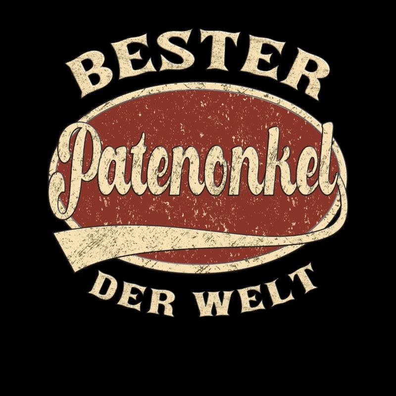 Bester Patenonkel der Welt Retro Geschenk
