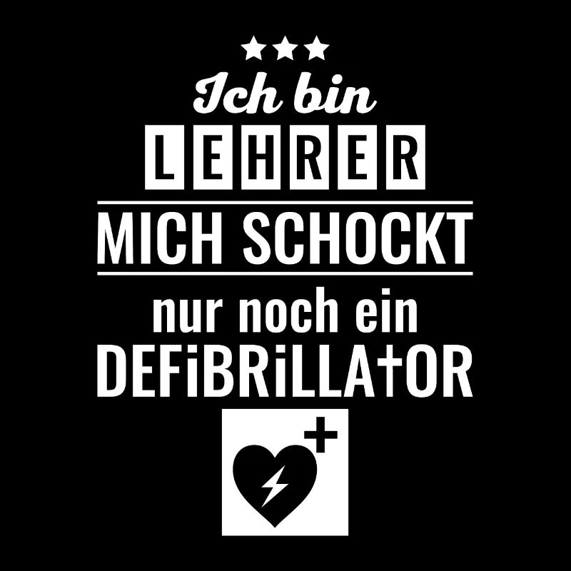Lehrer defibrillator Geschenk Schule Professor