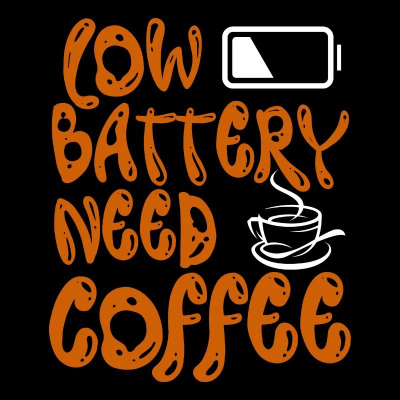 Battery Battery Coffee Morning Muffle Caffeine Gift