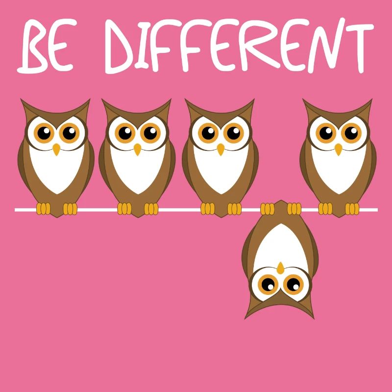 be different Eule Geschenk