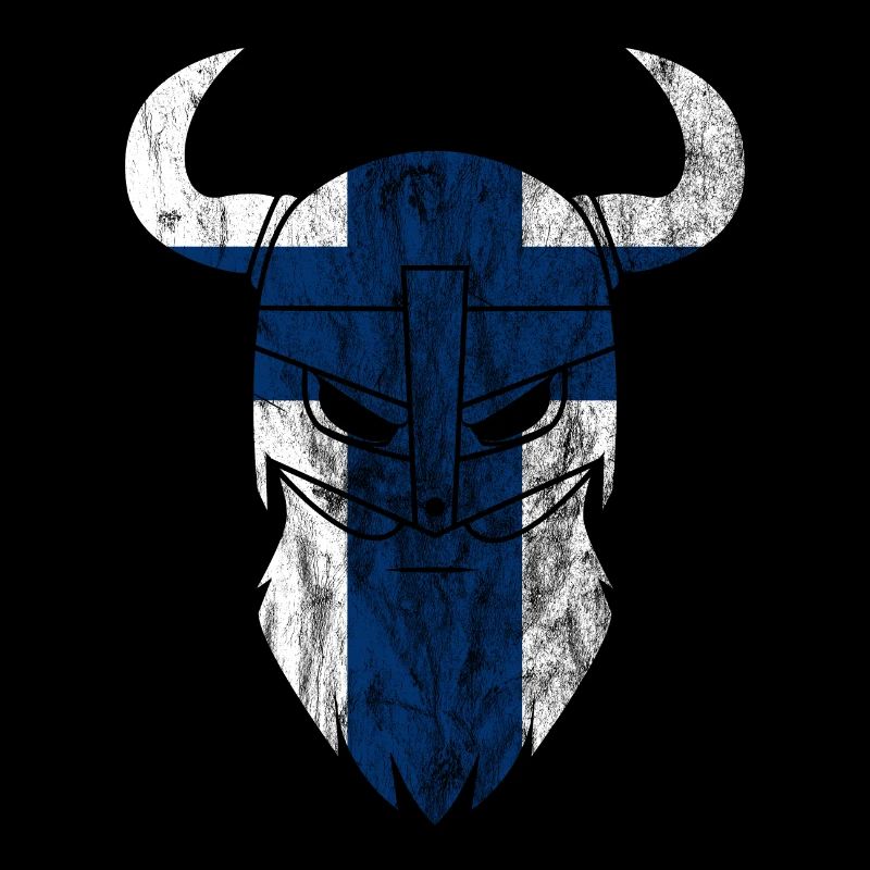 Drapeau finlandais, idée cadeau viking