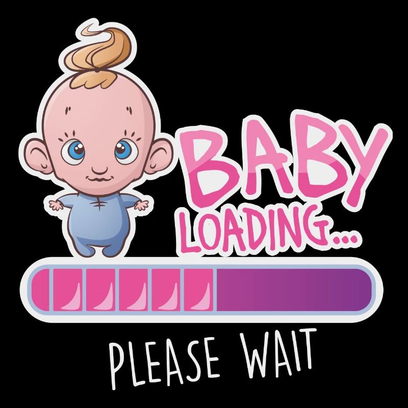 Baby loading Geschenk Schwangerschaft Schwanger