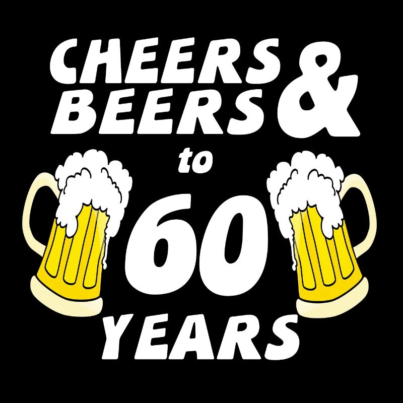 Geburtstag 60 60th Beifall Bier Geschenkidee