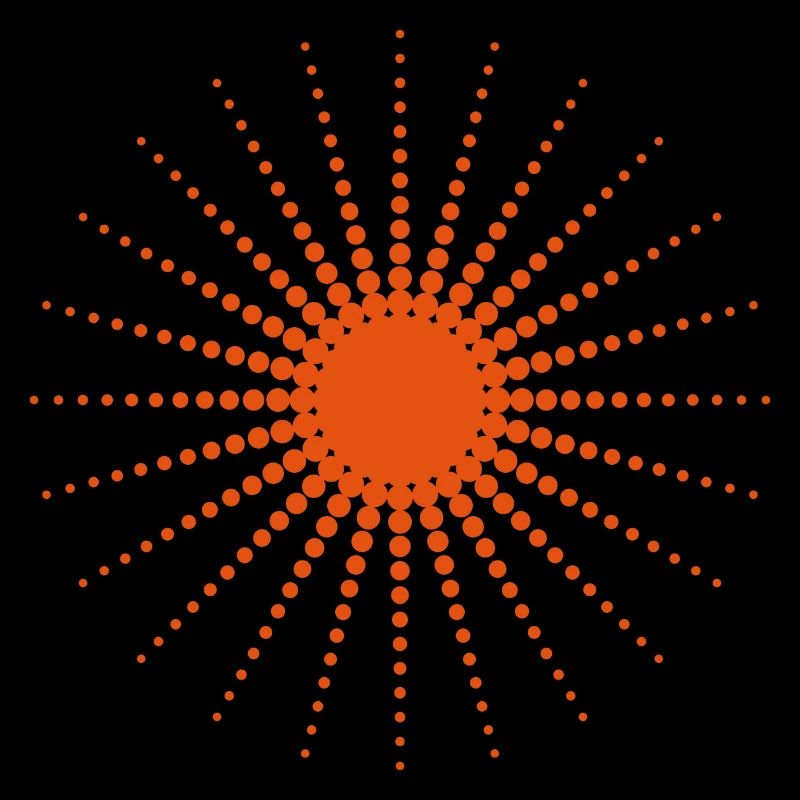 rayons soleil été 70 ligne ligne rangée kuns