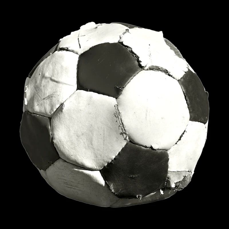Alter Lederball