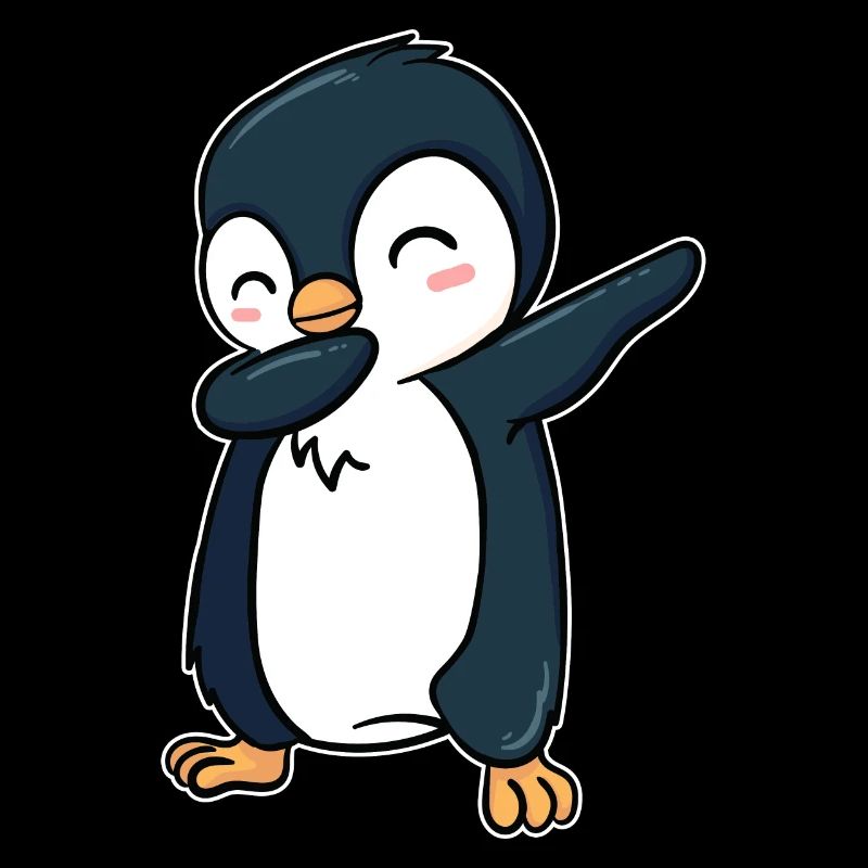 Dabbing Penguin