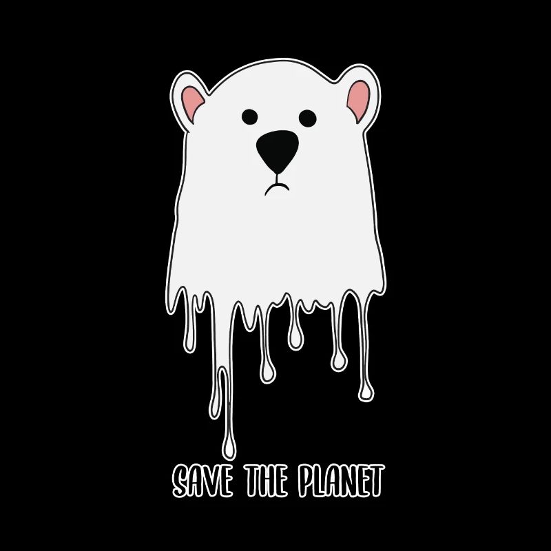 Melting Polar Bear Climate Protection Climate Change World