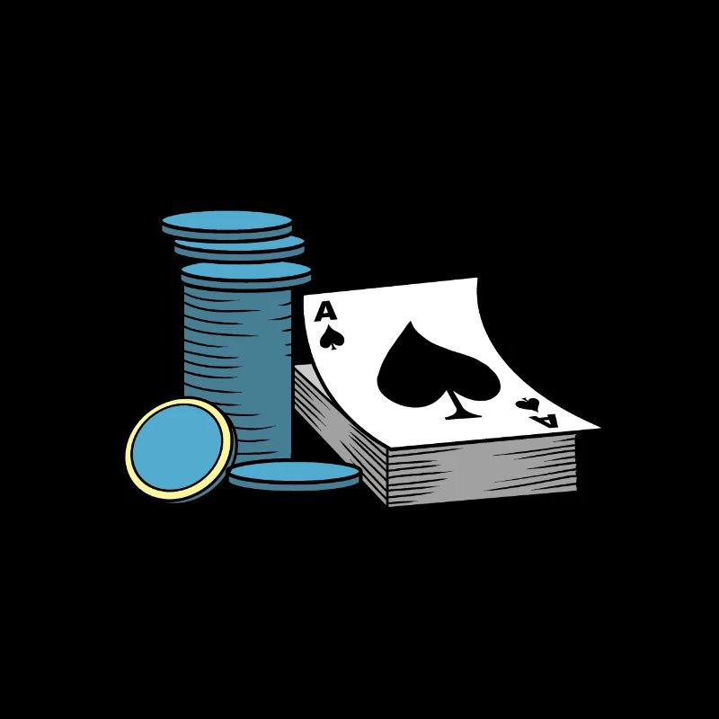 Poker and poker chips