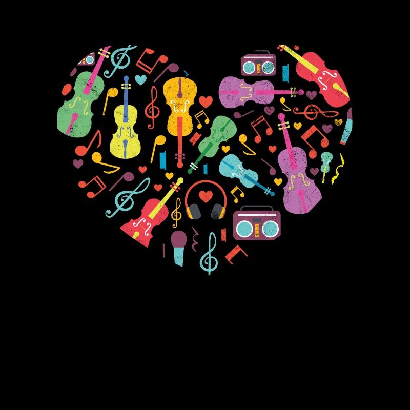 Music Violin Classical Gift Violin Musical Notes