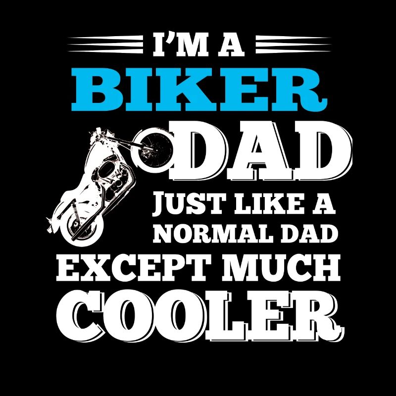 Biker Motorradfahrer Motorrad Dad