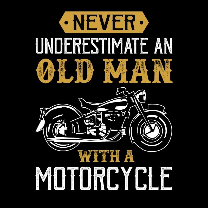 Never underestimating an old man with a motorcycle