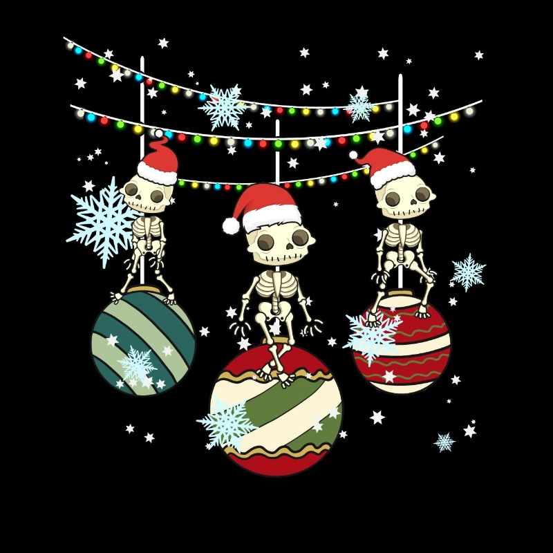 Skelett Skelette Schädel Weihnachten Geschenk