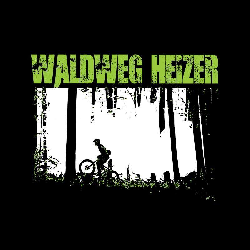 Funny Biker Forest Path Heater MTB BMX Gift Shirt