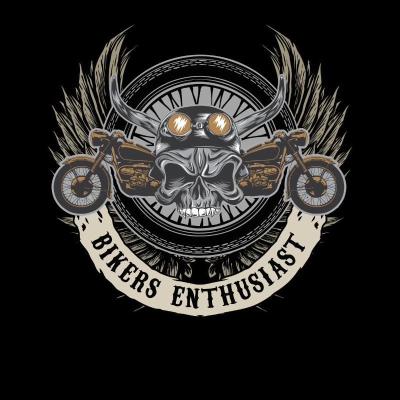 Biker Skull Biker Enthusiast Biker Biker Boyz