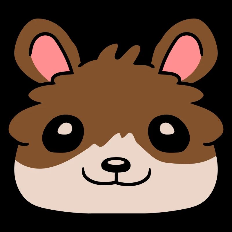 Hamster Gesicht Comic Geschenkidee