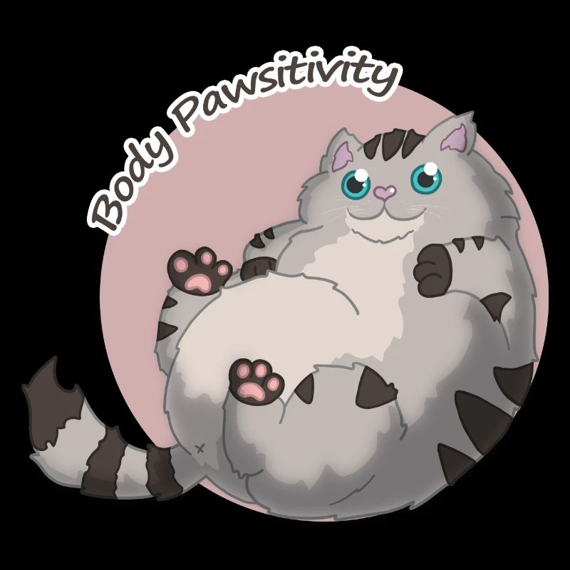 Body Pawsitivity Cat pink