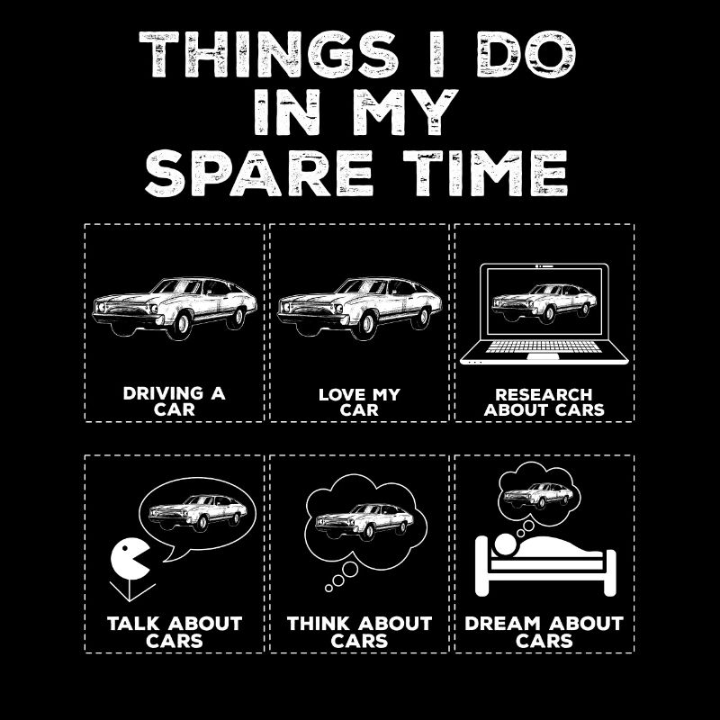 Things in my spare time car lovers gift