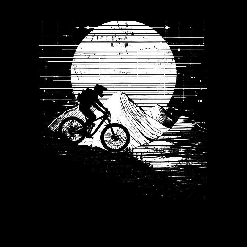 Mountain Biker Sketch