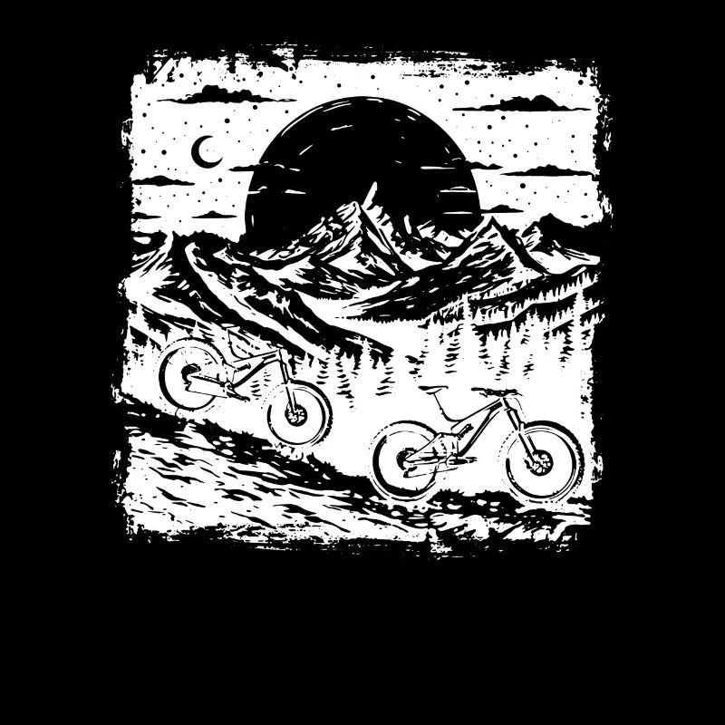 Mountain Biking Sketch
