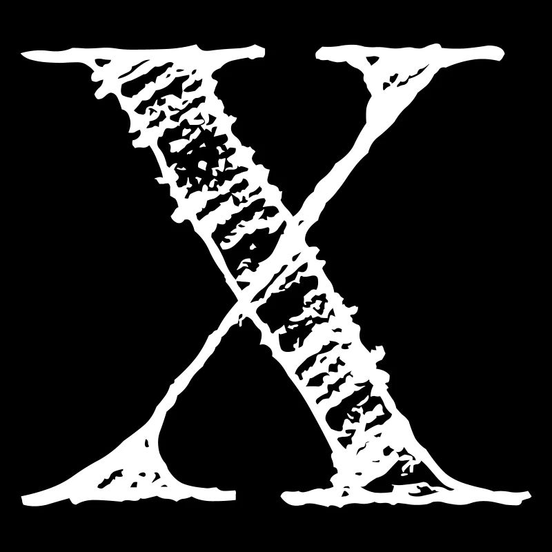 Letter X Hatched