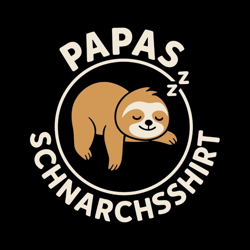 Vaterschaft PAPAS SCHNARCHSSHIRT LUSTIG