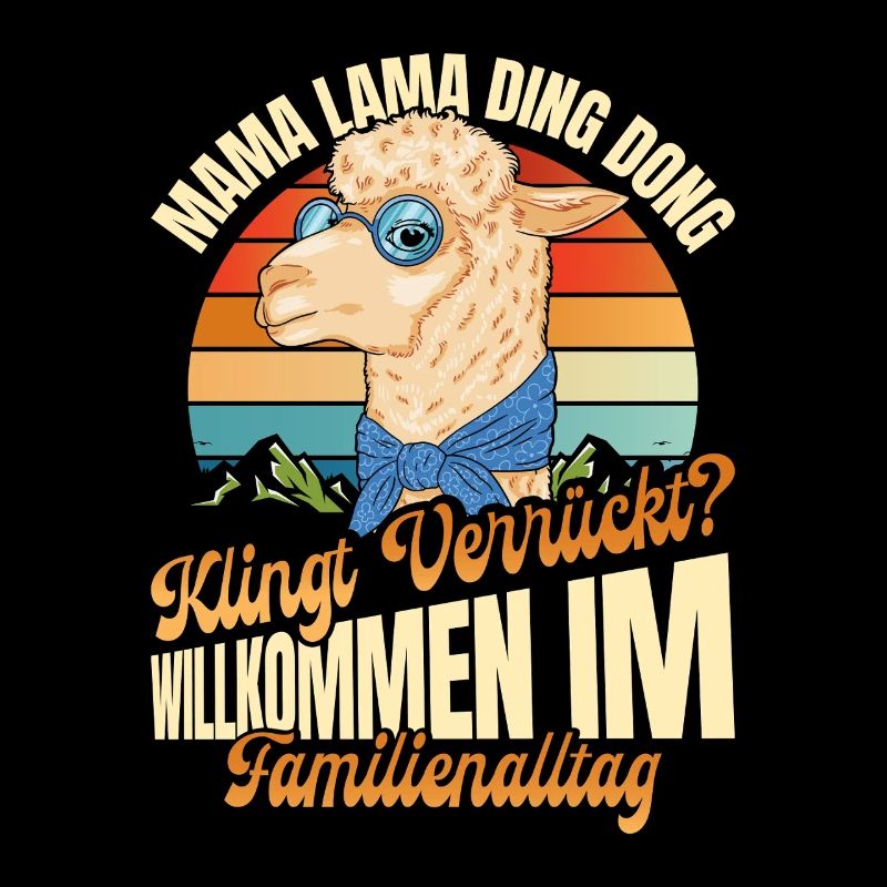 Werdende Mutter MAMA LAMA DING DONG Lustiges