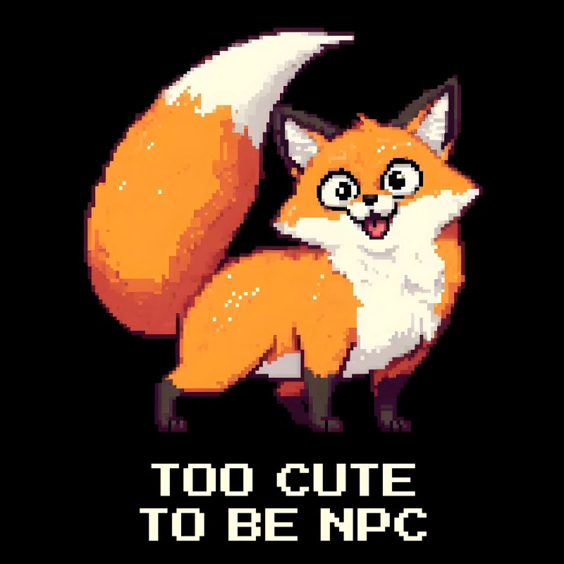 Derpy Fox with Main Character Energy