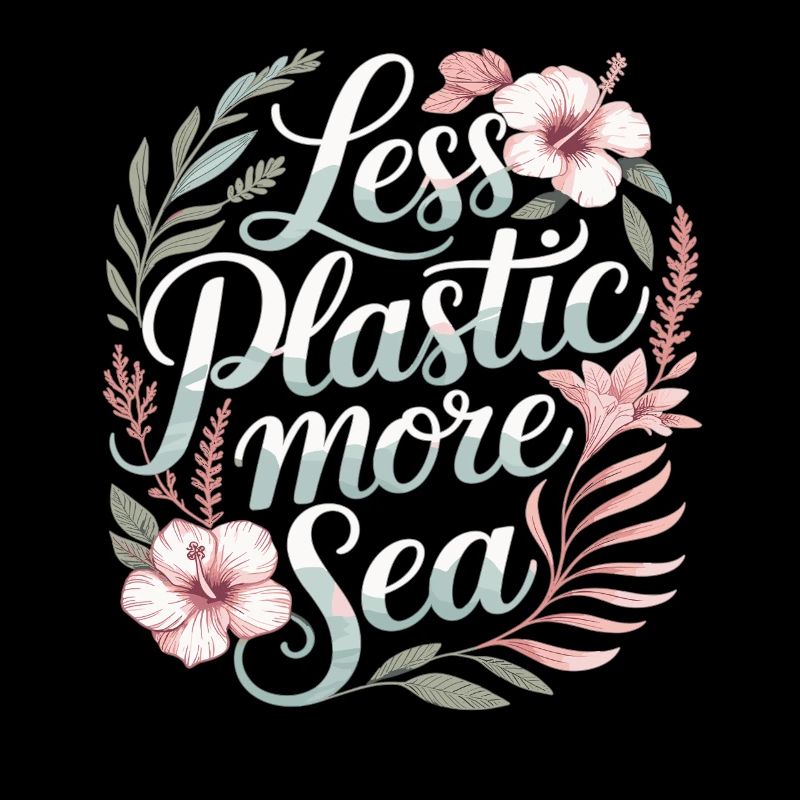 Less Plastic More Sea – Environmental Design Flowers