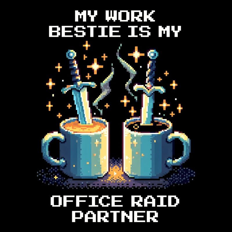 Mon copain de bureau est mon partenaire de raid | Bureau, MMO