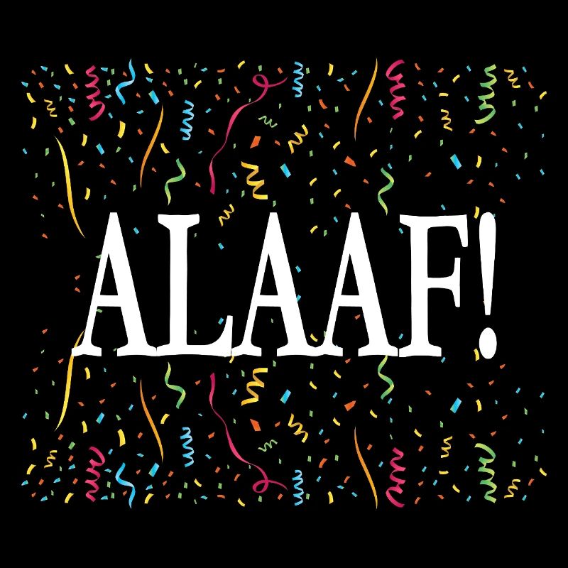 ALAAF ! Chemise de carnaval avec confettis