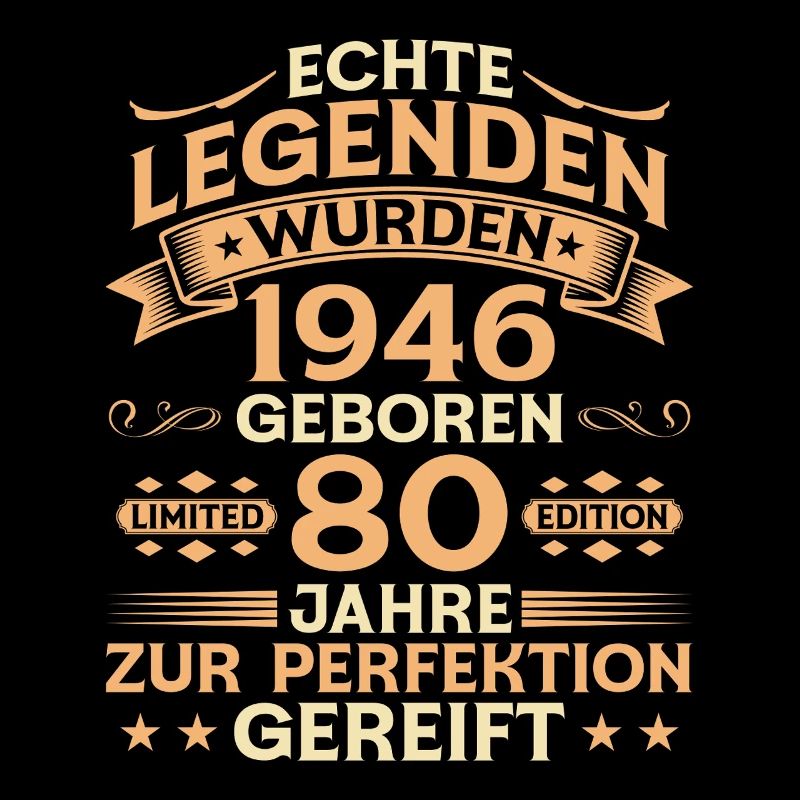 80th Birthday 1946 Vintage Legend Gift