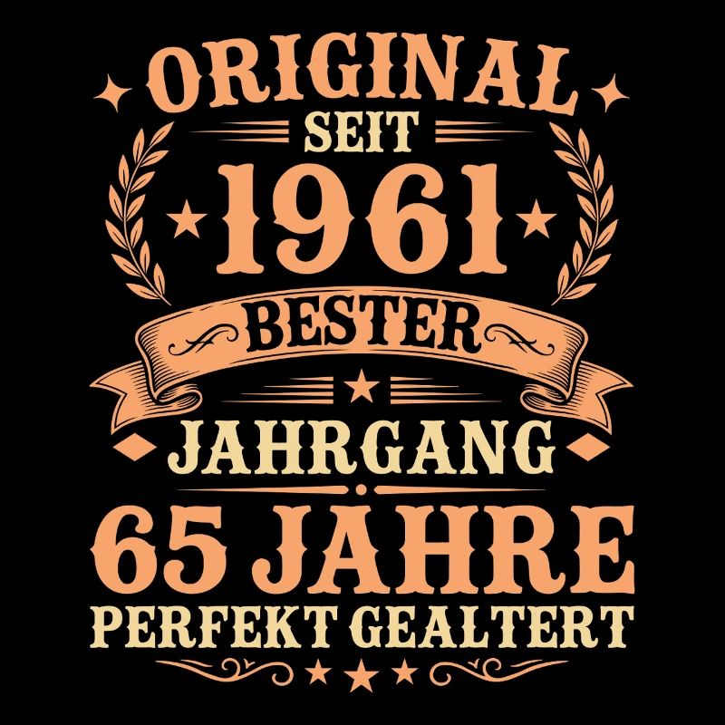 Original seit 1961 Retro 65. Geburtstag Geschenk