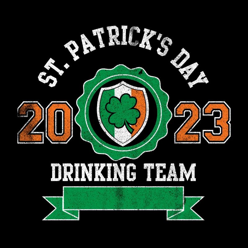 St Patricks Day Trink Team 2023 Irisch Bier
