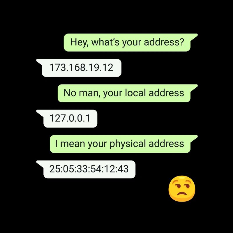 Computer Nerd Geek Chat adresse IP cadeau drôle