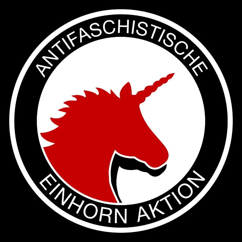 Action de licorne anti-fasciste