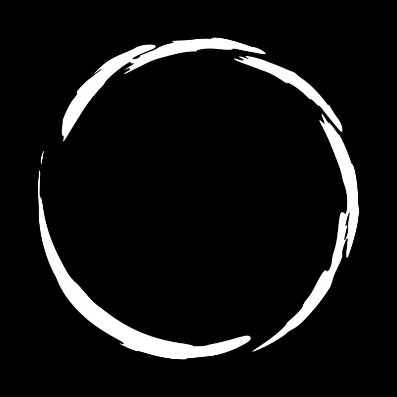 Cercle Symbole Blanc